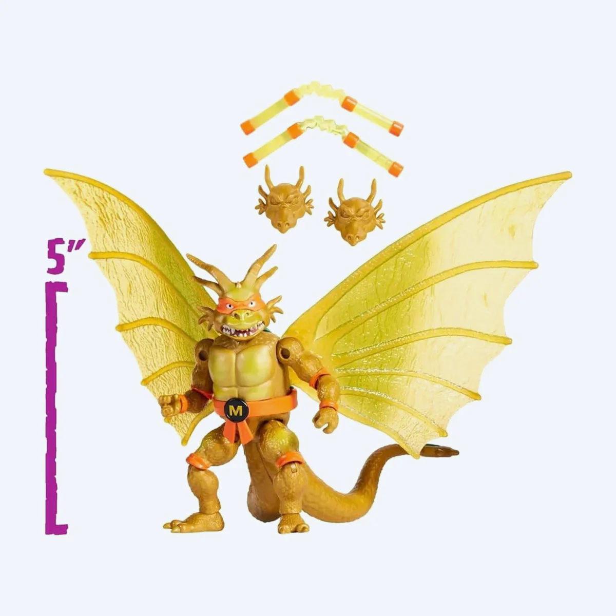 Teenage Mutant Ninja Turtles & Godzilla Cross-over: Michelangelo x King Ghidorah Figure - Image 3