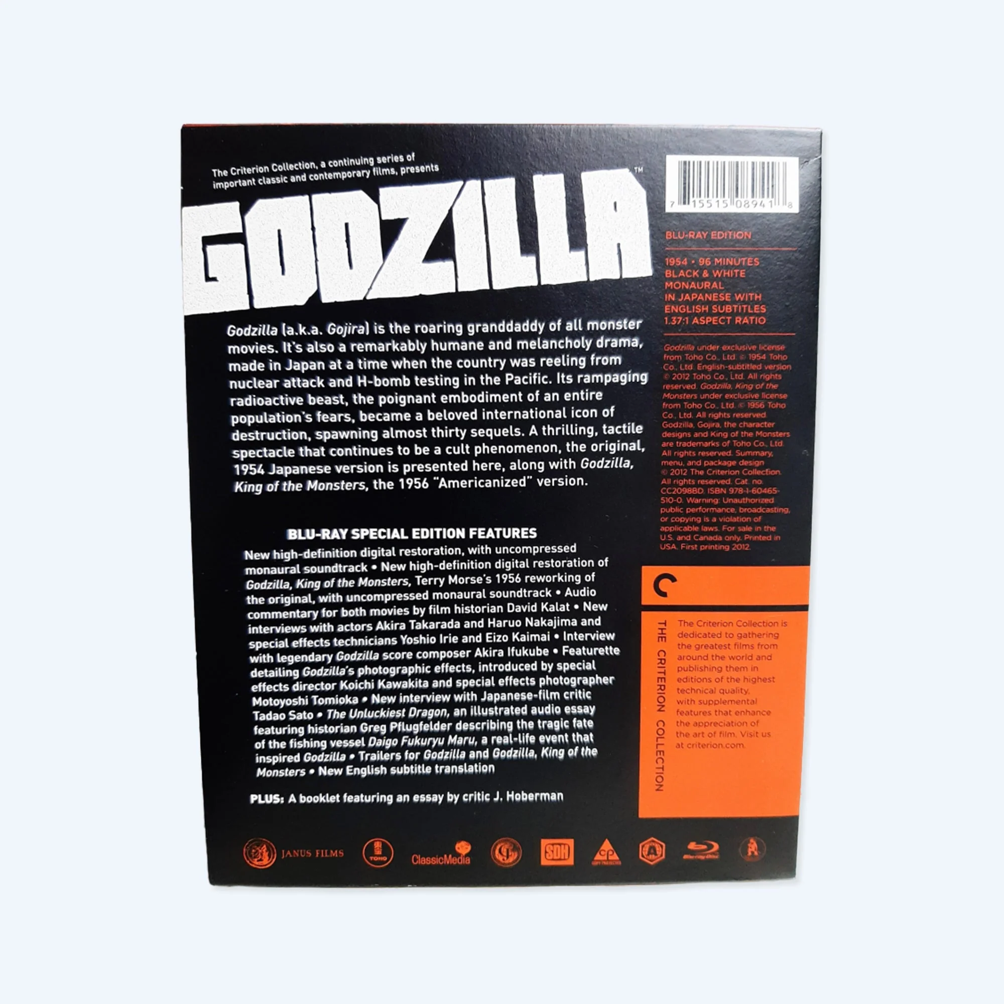 The Criterion Collection: Godzilla 1954 Blu-Ray - Image 2