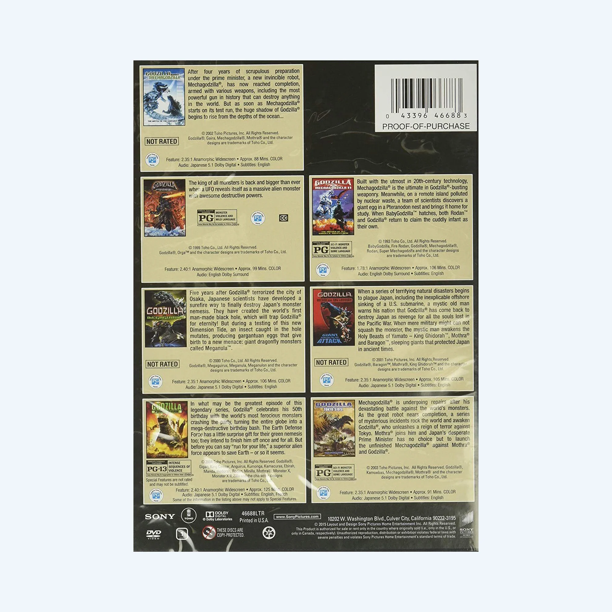 The Toho Godzilla Collection: Volume 2 DVD - Image 2