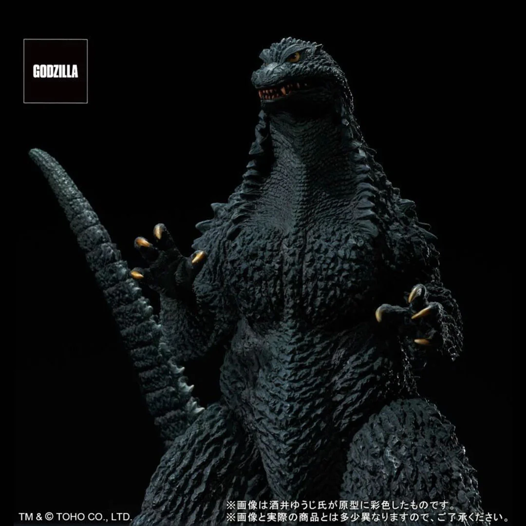 Toho 30cm Series Yuji Sakai Sculpt Collection Godzilla (2002) Sofubi Assembly Kit Godzilla Store āBattle in the Stormā - Image 6