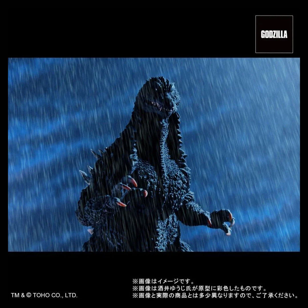 Toho 30cm Series Yuji Sakai Sculpt Collection Godzilla (2002) Sofubi Assembly Kit Godzilla Store āBattle in the Stormā - Image 9