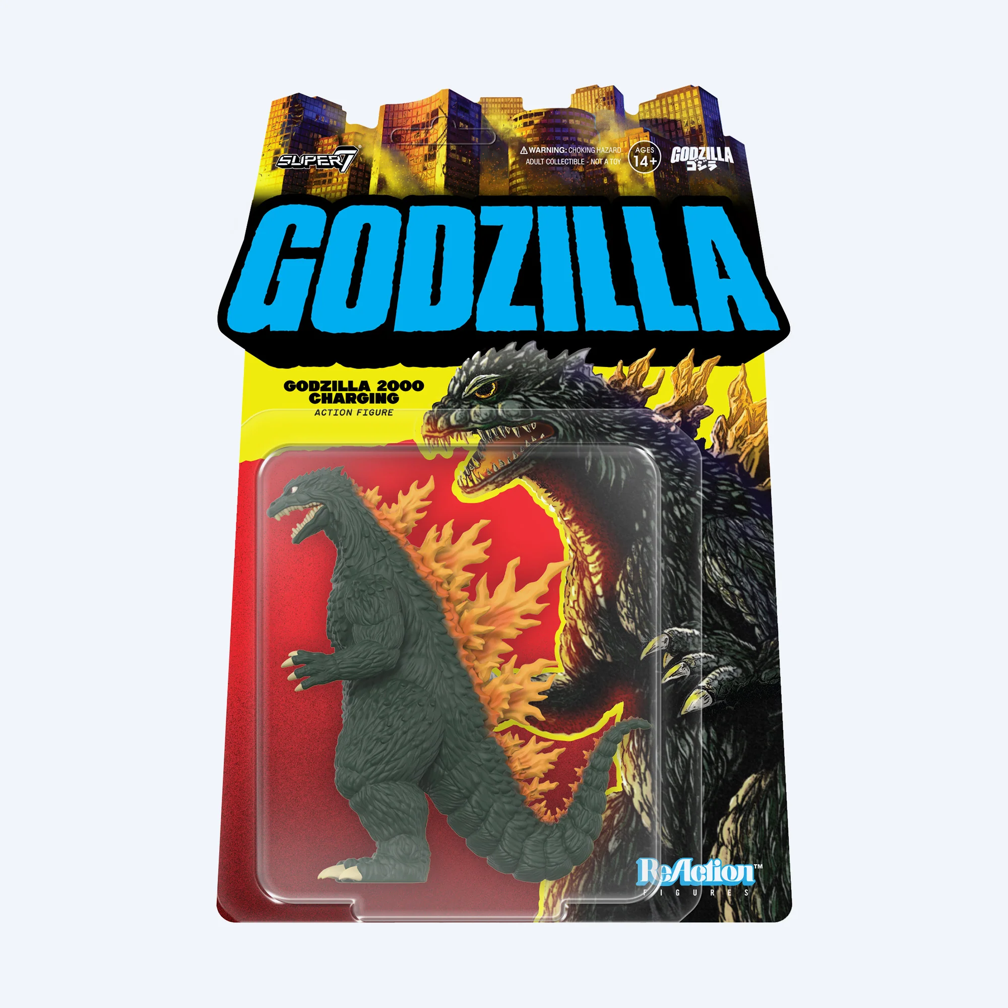 Super7 ReAction Figures Wave 10 - Godzilla (2000, Charging) - Image 4