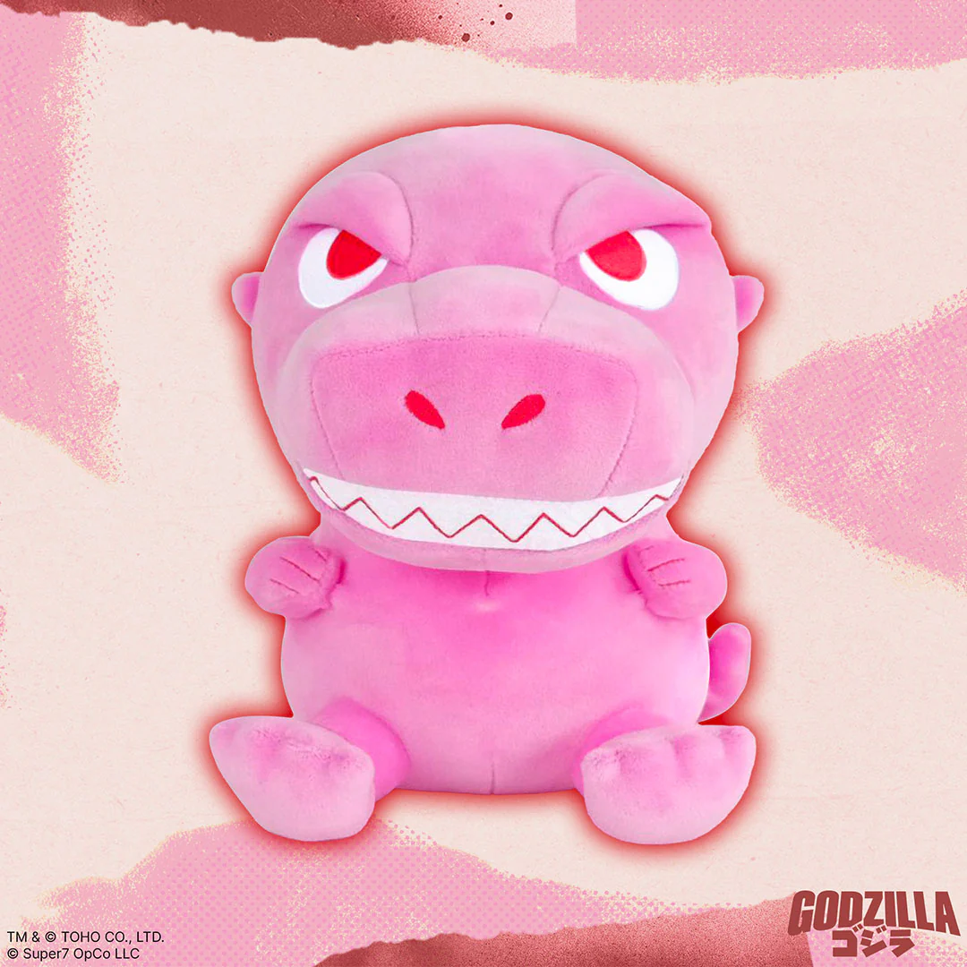 Super7 Super Duper Plush Wave 04 Godzilla '89 (Pink) - Image 3